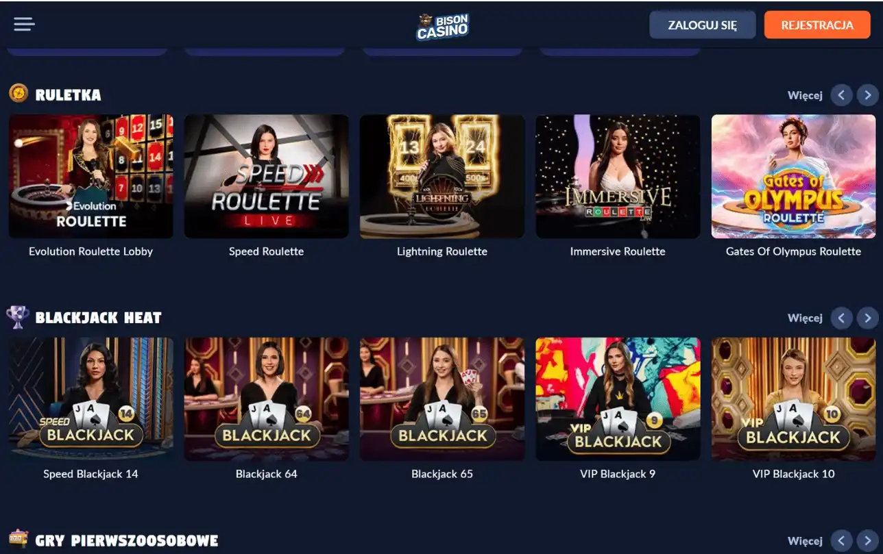 bison casino kod promocyjny