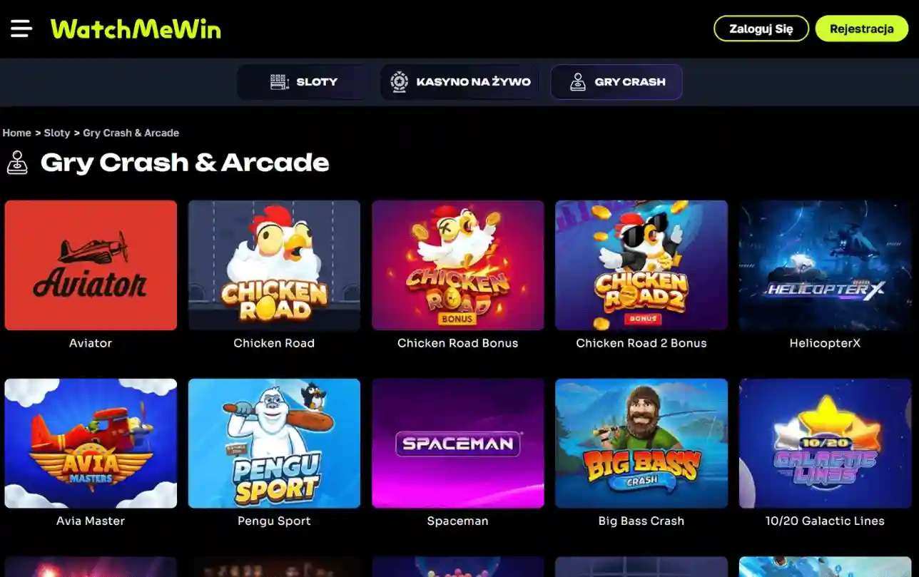 WatchMeWin casino bonus bez depozytu